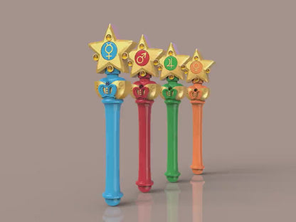 Sailor Moon - Sailor Guardians Star Power Stick - Crystal Series version [3D Print Files]