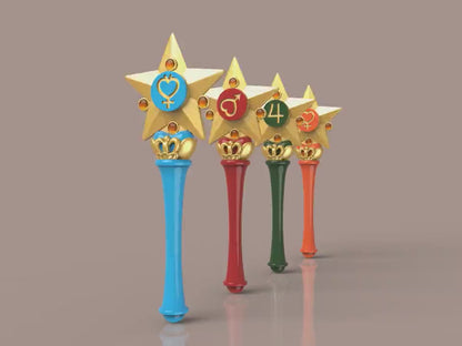 Sailor Moon - Sailor Guardians Star Power Stick - Original Series version [3D Print Files]