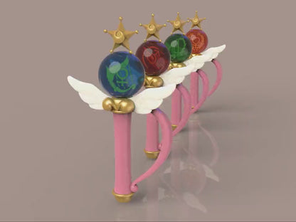 Sailor Moon - Sailor Guardians Crystal Change Rod - Original Series version [3D Print Files]