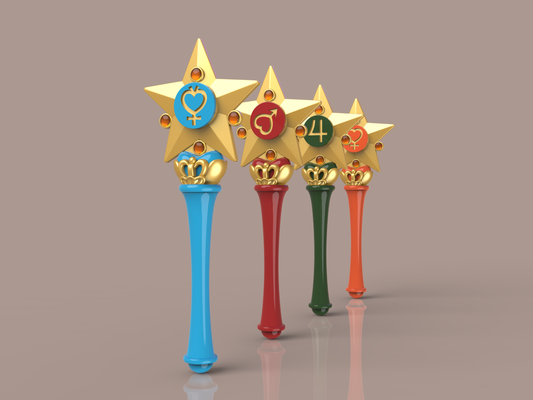 Sailor Moon - Sailor Guardians Star Power Stick - Original Series version [3D Print Files]