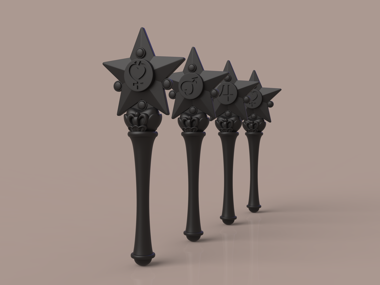 Sailor Moon - Sailor Guardians Star Power Stick - Original Series version [3D Print Files]