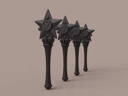Sailor Moon - Sailor Guardians Star Power Stick - Original Series version [3D Print Files]